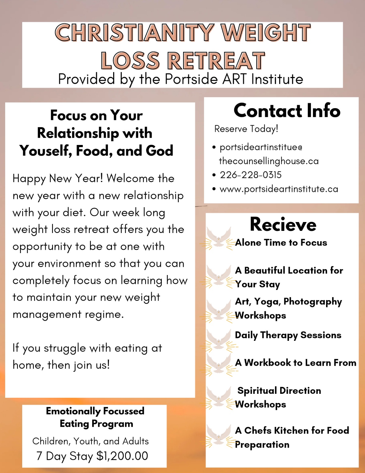 Portside Institute Weight Loss Retreat